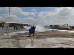 29 طن 6x6 القيادة ARFF المطار طائرة شاحنة إطفاء مع عجلة إنقاذ قابلة للطي