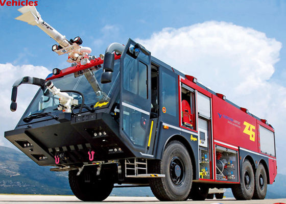 Three Axle 100Km/H 6x6 Drive ARFF Emergency Rescue Vehicle