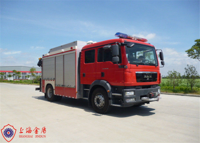 Chemical Accidents Emergency Rescue Vehicle With 100pcs Rescue Fire Equipment