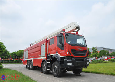 IVECO الشاسيه الثقيلة 8x4 محرك برج مياه المطافئ شاحنة الرش عالية