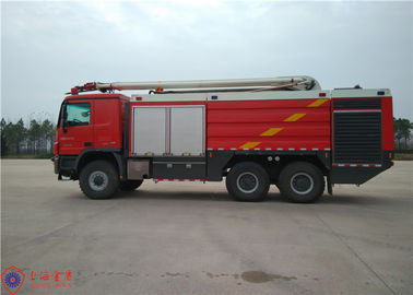 29 Ton 6x6 Drive ARFF Airport Airplane Fire Truck مع ذراع الإنقاذ القابل للطي